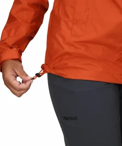 New Marmot Women's Precip Eco Jacket Ginger Blossom