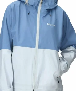 New Marmot Women's Seeker Goretex Jacket Rain Cloud/Vapor