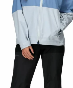 New Marmot Women's Seeker Goretex Jacket Rain Cloud/Vapor