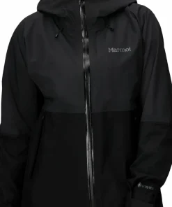 New Marmot Women's Seeker Goretex Jacket Black