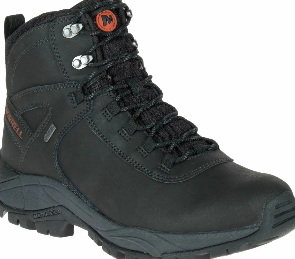 Merrell Men's Vego Mid Leather Waterproof BLACK