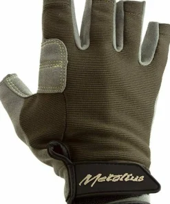 Discount Metolius Climbing Talon Belay Glove 3/4 Gray/Olive