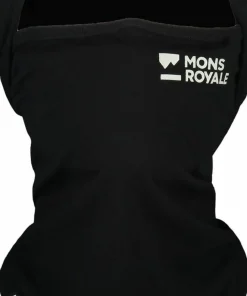 Clearance Mons Royale Santa Rosa Merino Flex 200 Balaclava Black