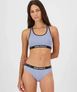 New Mons Royale Sierra Sports Bra Skyline/black