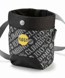 Online Moon Climbing Sport Chalk Bag Black/Grey 100% Black