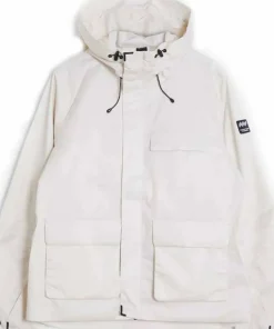Outlet Mountain Works Unisex Utility Hybrid Rain Jacket Ivory