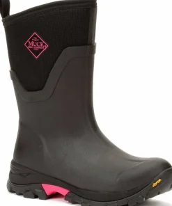 Hot Muck Boot Women's Muck Sport II Agat Ice Mid Black Sort/Rosa