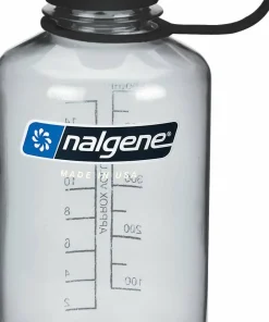 New Nalgene 454ml Narrow Mouth Sustain Water Bottle Gray GREY
