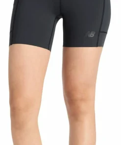 Sale New Balance Women's Sleek Storage Race Short 6 Black