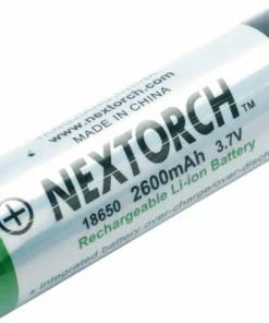 Online NexTorch Uppladdningsbart batteri 18650 Black