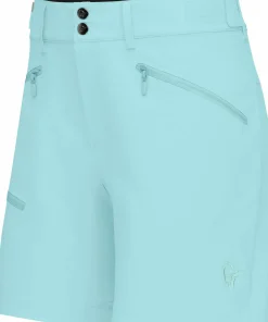 Clearance Norrøna Women's Falketind Flex1 Shorts Aqua Haze