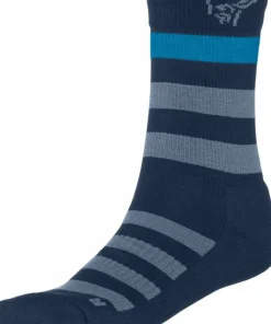 Clearance Norrøna Falketind Mid Weight Merino Socks Indigo Night/Flintstone