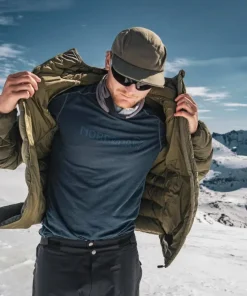 Discount Norrøna Men's Femund Down700 Zip Hood Olive Night