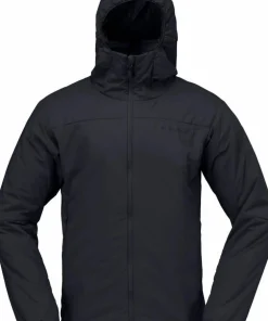 Sale Norrøna Men's Femund Thermo60 Zip Hood Caviar Black