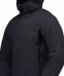 Sale Norrøna Men's Femund Thermo60 Zip Hood Caviar Black