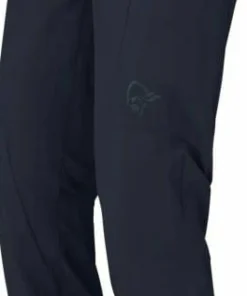 New Norrøna Men's Fjørå Flex1 Tech Pants Caviar