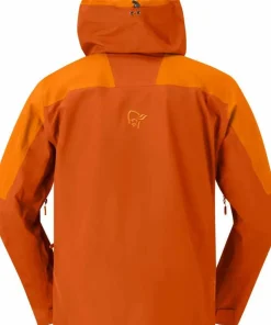 Clearance Norrøna Men's Lofoten GORE-TEX Jacket Gold Flame