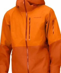Clearance Norrøna Men's Lofoten GORE-TEX Jacket Gold Flame