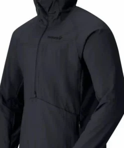 New Norrøna Men's Møre Octa Zip Hood Caviar