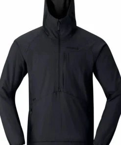 New Norrøna Men's Møre Octa Zip Hood Caviar