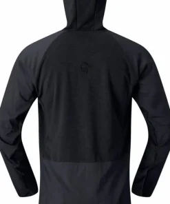New Norrøna Men's Møre Octa Zip Hood Caviar