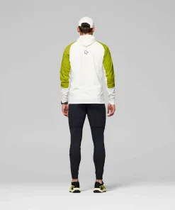 Hot Norrøna Men's Senja Alpha90 Zip Hood Golden Lime/Snow White