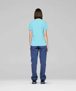 Discount Norrøna Women's /29 Cotton Viking T-Shirt Aqua Haze