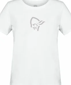 Outlet Norrøna Women's /29 Cotton Viking T-shirt White