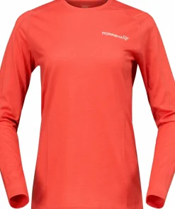 Best Norrøna Women's Falketind EqualiserUll Long Sleeve Paprika