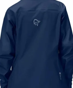 New Norrøna Women's Falketind GORE-TEX Jacket Blue Indigo Night