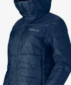 Sale Norrøna Women's Falketind Thermo40 Hood Indigo Night
