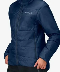 Sale Norrøna Women's Falketind Thermo40 Hood Indigo Night