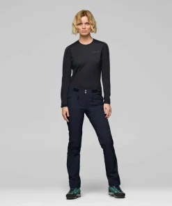 Norrøna Womens' Femund Flex1 Lightweight Pants Caviar Black