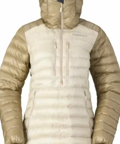 Clearance Norrøna Women's Lofoten Down800 Anorak Oatmeal