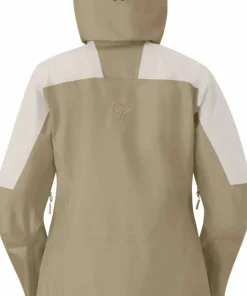 Clearance Norrøna Women's Lofoten GORE-TEX Jacket Oatmeal