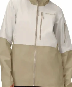 Clearance Norrøna Women's Lofoten GORE-TEX Jacket Oatmeal