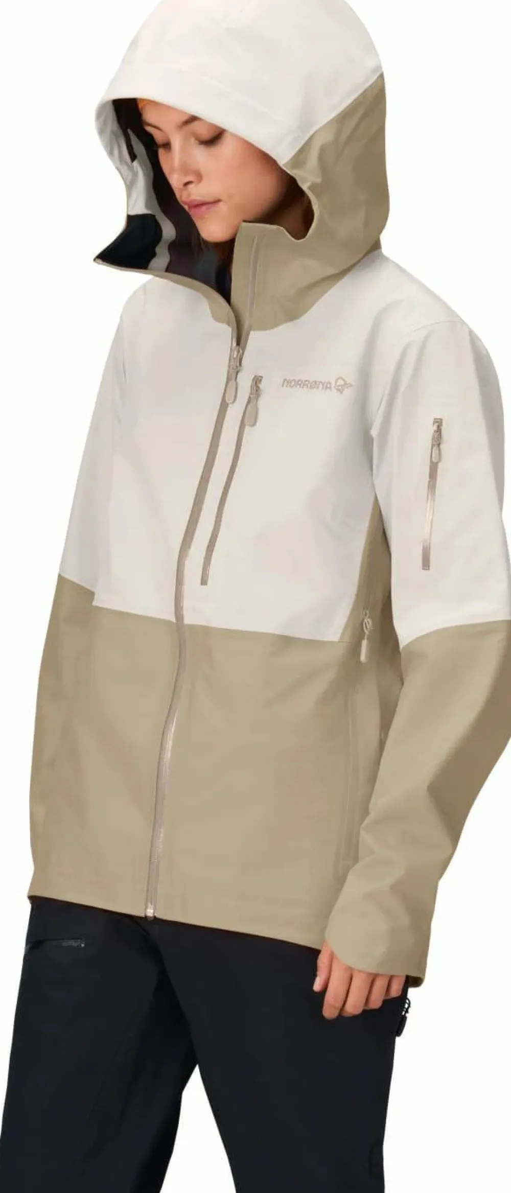 Clearance Norrøna Women's Lofoten GORE-TEX Jacket Oatmeal