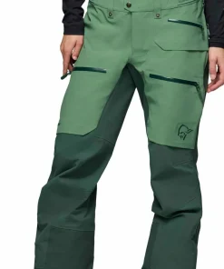 Clearance Norrøna Women's Lofoten GORE-TEX Pro Pants Dark Ivy