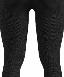 Odlo Men's Seamless Performance Wool full-length base layer bottoms Black