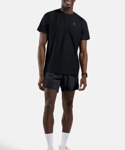 New Odlo Men's Zeroweight 5 Inch Short Inner Brief Black