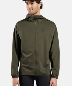 New Odlo Men's Zeroweight Waterproof Jacket Deep Depths