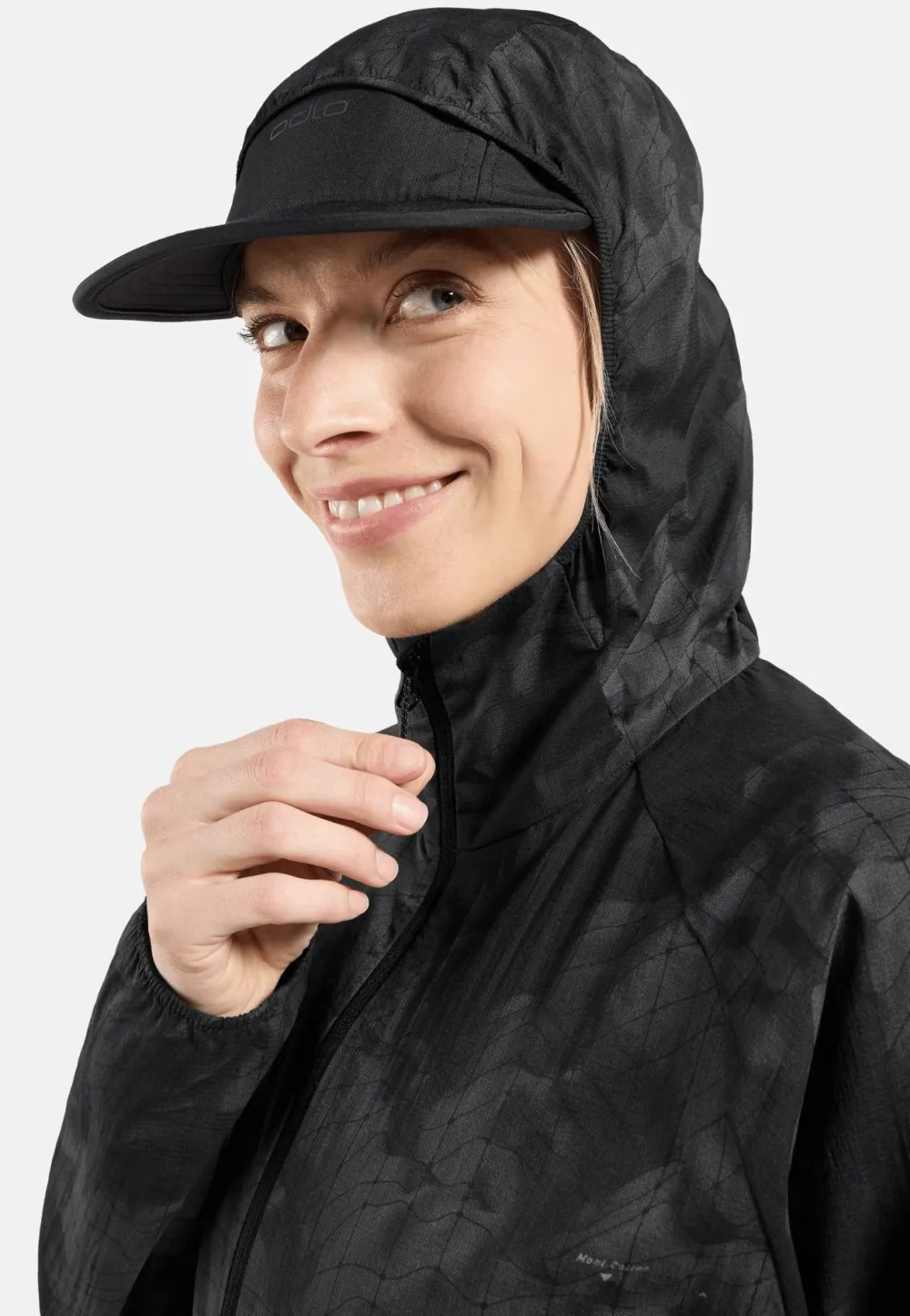 Clearance Odlo Women's Jacket Zeroweight Print Black