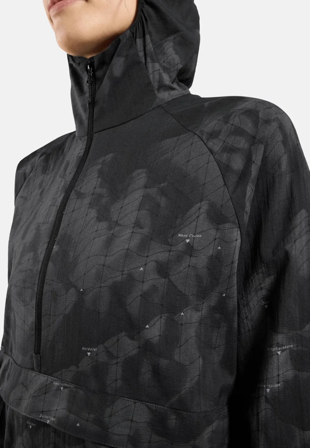 Clearance Odlo Women's Jacket Zeroweight Print Black