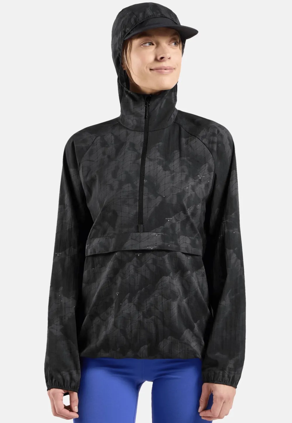 Clearance Odlo Women's Jacket Zeroweight Print Black