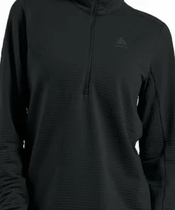 Discount Odlo Women's Essential Thermal Mid Layer 1/2 Zip Black
