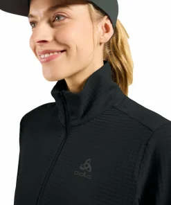 Discount Odlo Women's Essential Thermal Mid Layer 1/2 Zip Black