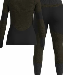 Clearance Odlo Women's Fundamentals Performance Warm Set Long Black