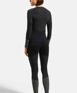 Clearance Odlo Women's Fundamentals Performance Warm Set Long Black