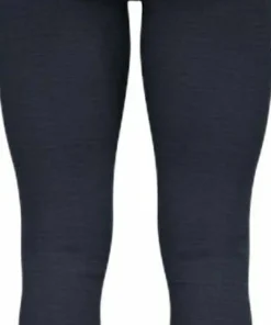 New Odlo Women's Performance Wool 150 Base Layer Bottom Provincial Blue - Dark Sapphire Melange