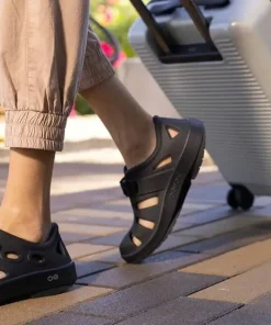 Online OOFOS Unisex Oocandoo Black